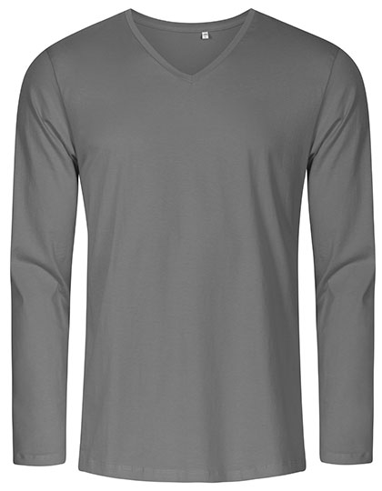 X.O by Promodoro Men´s V-Neck T-Shirt Long Sleeve