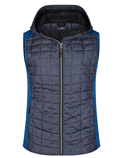 James&Nicholson Ladies´ Knitted Hybrid Vest