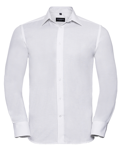 Russell Collection Men´s L'S Easy Care Tailored Oxford Shirt