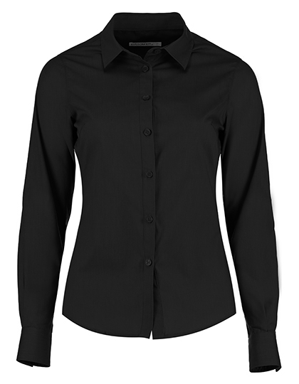 Kustom Kit Women´s Tailored Fit Poplin Shirt Long Sleeve