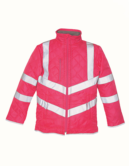 YOKO Hi-Vis Kensington Jacket With Fleece Lining