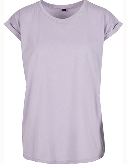 Build Your Brand Ladies´ Extended Shoulder Tee