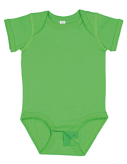 Rabbit Skins Infant Fine Jersey Short Sleeve Bodysuit