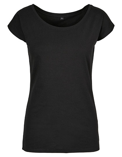 Build Your Brand Basic Ladies´ Wide Neck Tee