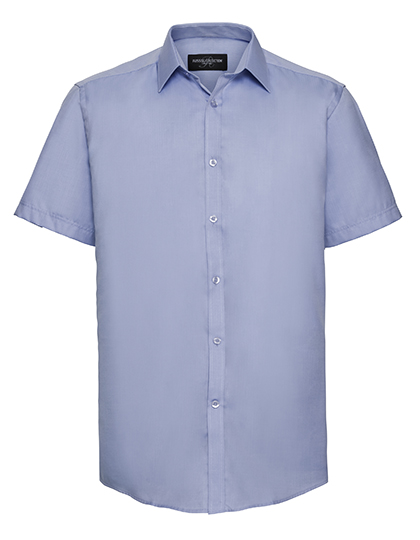 Russell Collection Men´s Short Sleeve Herringbone Shirt