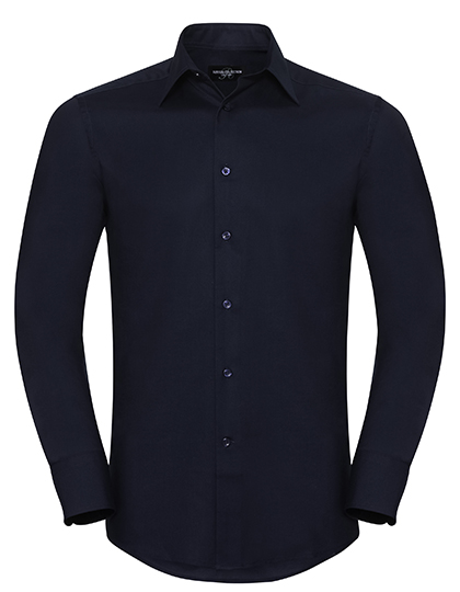 Russell Collection Men´s L'S Easy Care Tailored Oxford Shirt