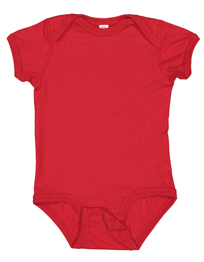 Rabbit Skins Infant Fine Jersey Short Sleeve Bodysuit