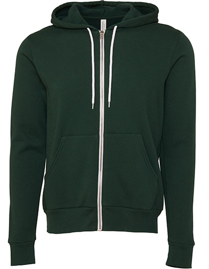 Canvas Unisex Poly-Cotton Fleece Full-Zip Hoodie