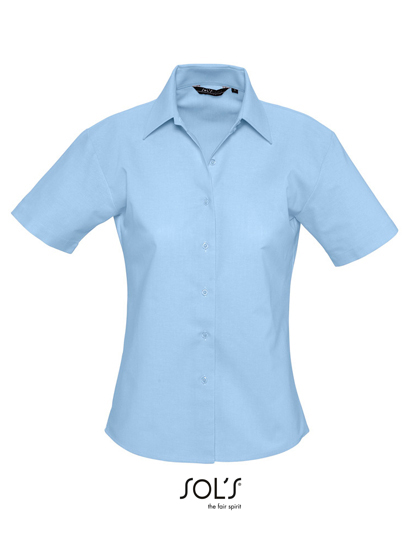 SOL´S Women´s Oxford-Blouse Elite Short Sleeve