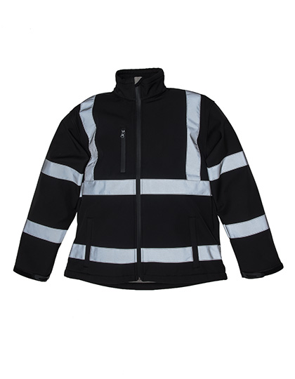 YOKO Hi-Vis 2 Bands & Braces Softshell Jacket