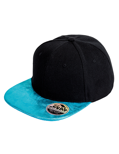 Result Headwear Bronx Flat Glitter Peak Snapback Cap