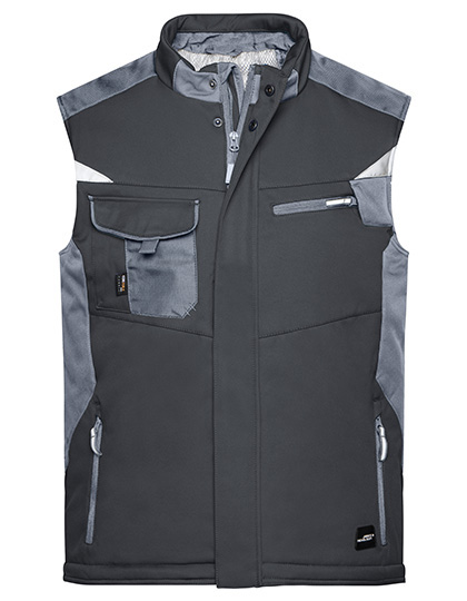 James&Nicholson Craftsmen Softshell Vest -STRONG-