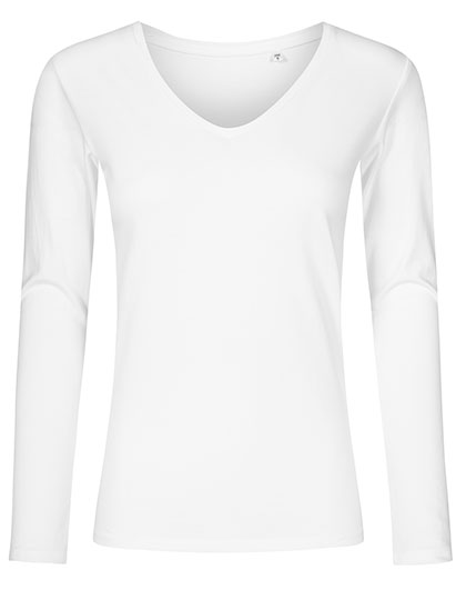 X.O by Promodoro Women´s V-Neck T-Shirt Long Sleeve