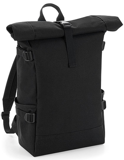 BagBase Block Roll-Top Backpack