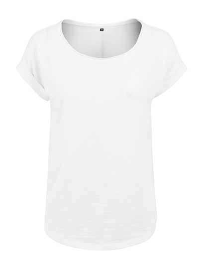 Build Your Brand Ladies´ Long Slub Tee