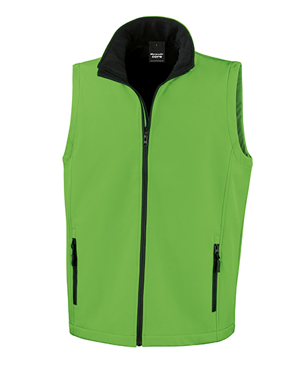 Result Genuine Recycled Men's Printable Softshell Bodywarmer with Recycled Fleece Inner