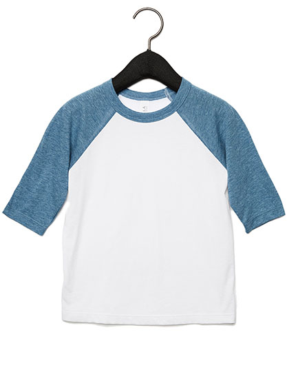 Canvas Toddler 3'4 Sleeve Baseball Tee