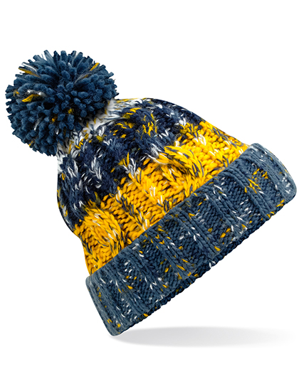 Beechfield Corkscrew Pom Pom Beanie