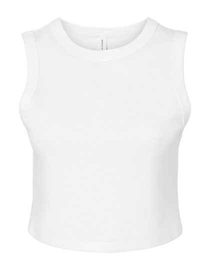 Bella Women´s Micro Rib Muscle Crop Tank