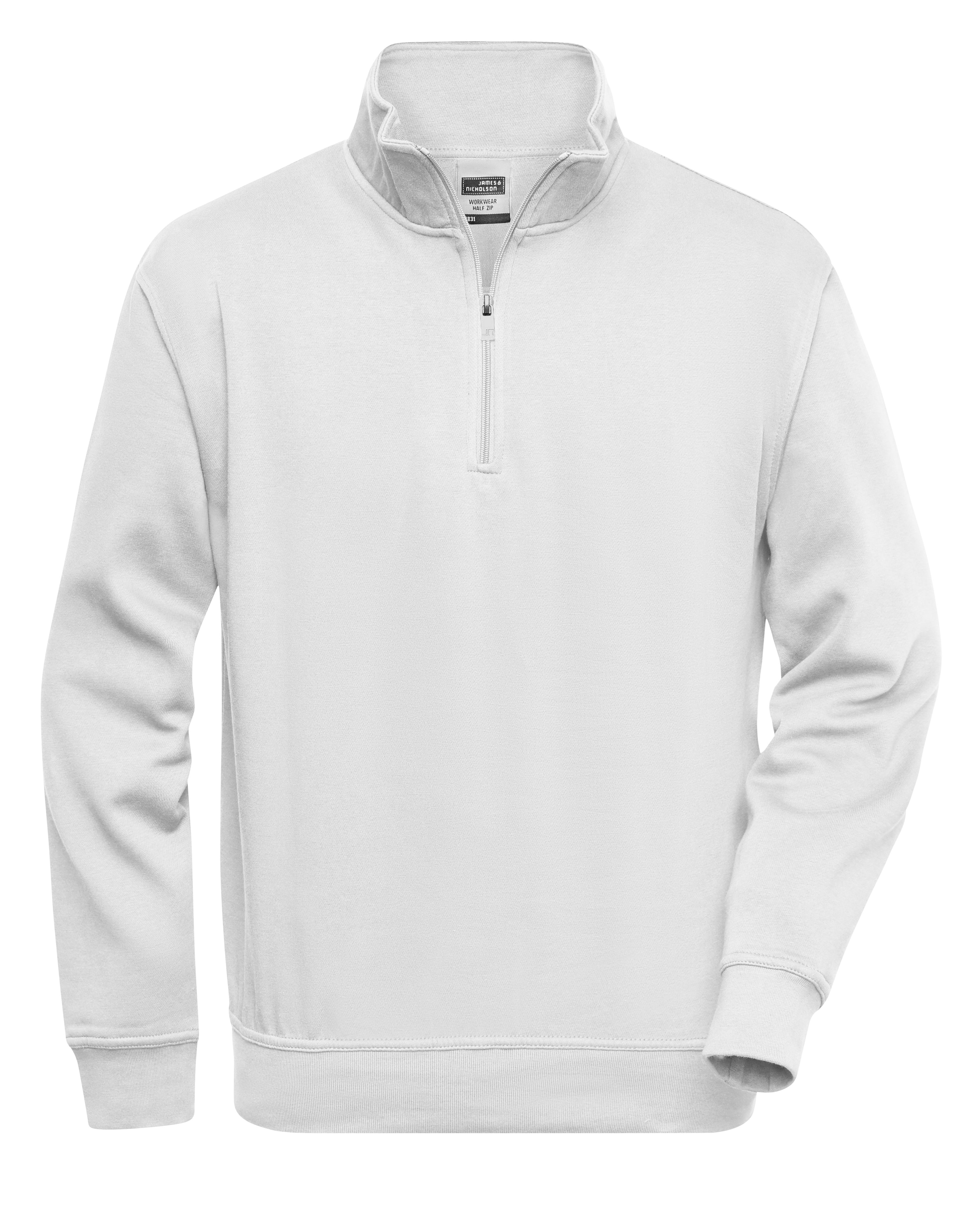 James&Nicholson Workwear Half Zip Sweat