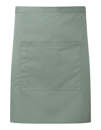 Premier Workwear Colours Mid Length Apron with Pocket