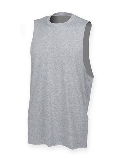 SF Men Men´s High Neck Slash Armhole Vest