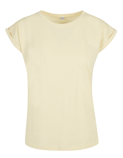 Build Your Brand Ladies´ Extended Shoulder Tee