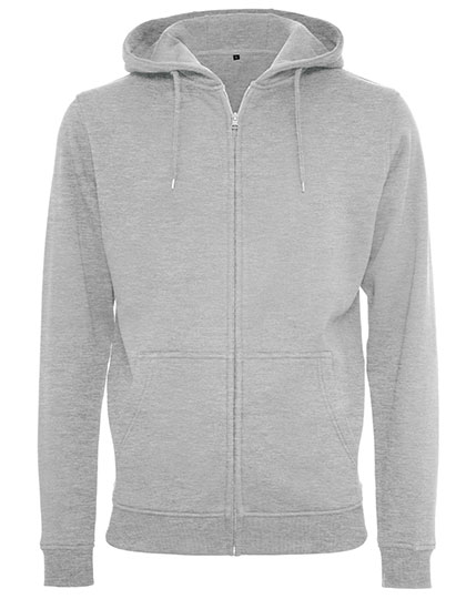 Build Your Brand Heavy Zip Hoody