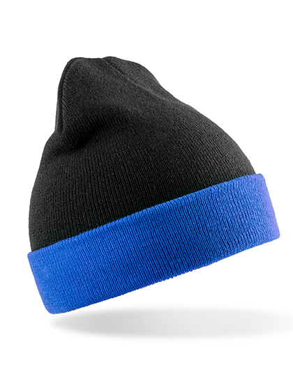 Result Genuine Recycled Recycled Black Compass Beanie