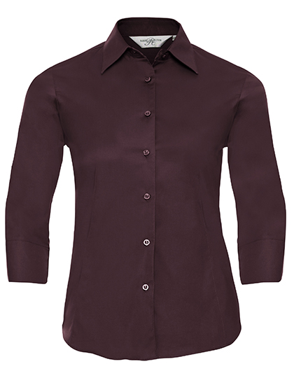 Russell Collection Ladies´ 3'4 Sleeve Fitted Stretch Shirt