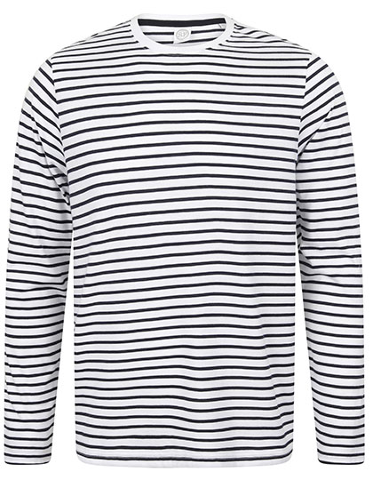 SF Men Unisex Long Sleeved Striped T