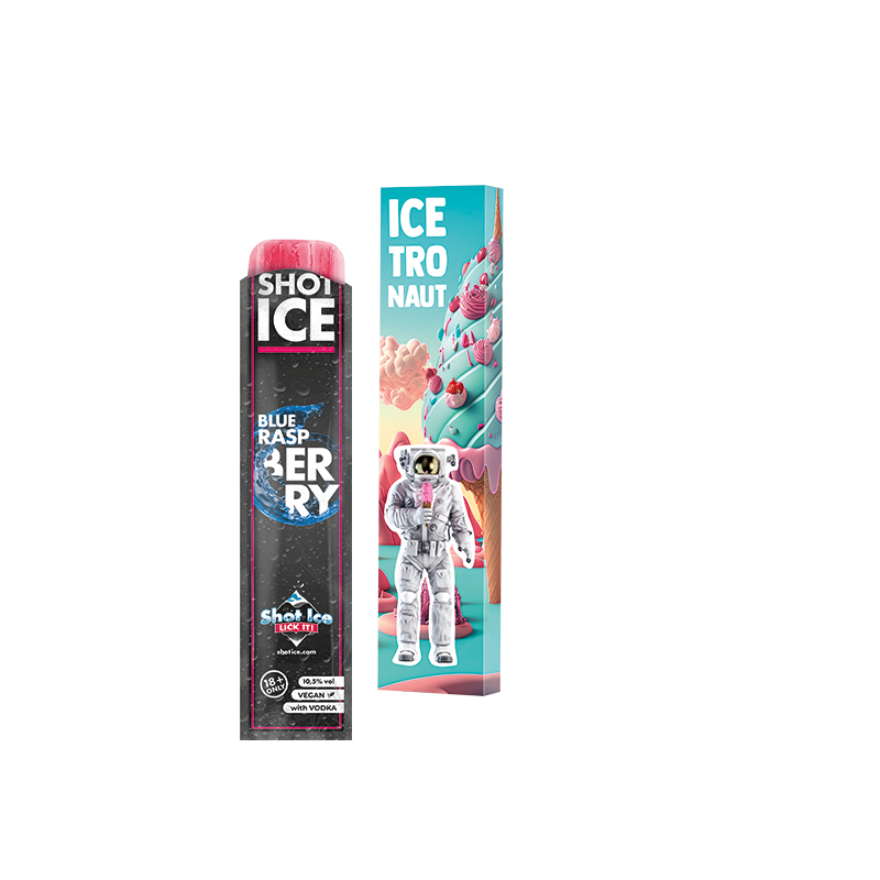 Long Box Shot Ice - Blue Raspberry 10 5% vol