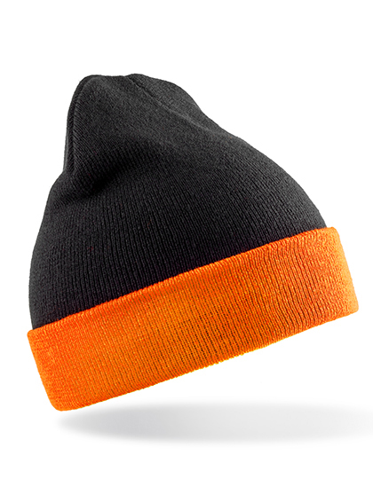 Result Genuine Recycled Recycled Black Compass Beanie