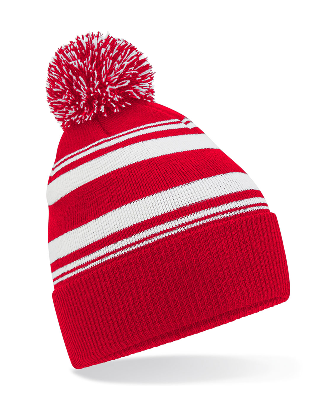 Beechfield Striped Fan Beanie