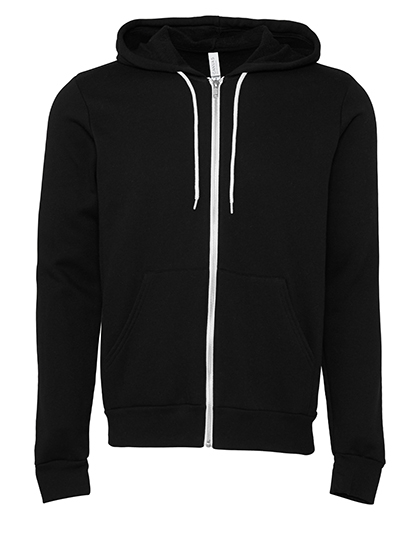 Canvas Unisex Poly-Cotton Fleece Full-Zip Hoodie