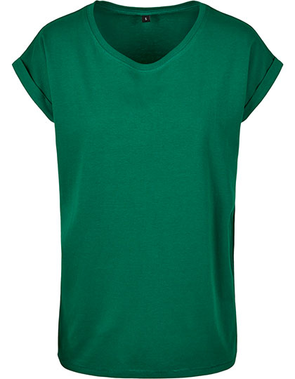 Build Your Brand Ladies´ Extended Shoulder Tee