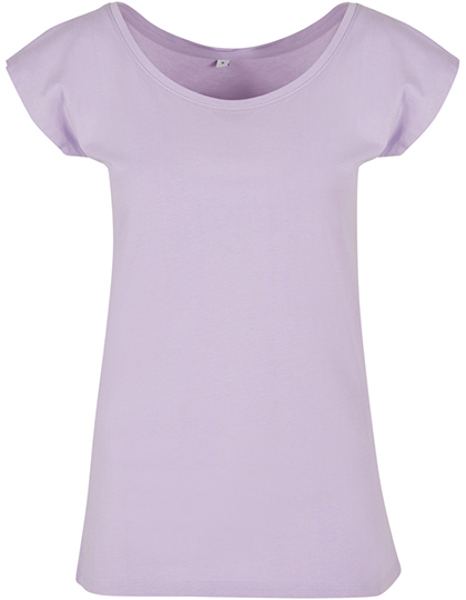 Build Your Brand Basic Ladies´ Wide Neck Tee