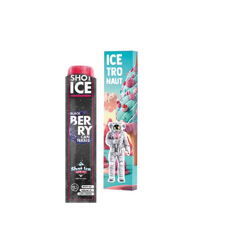 Long Box Shot Ice - Black Berry Canabis 10 5% vol