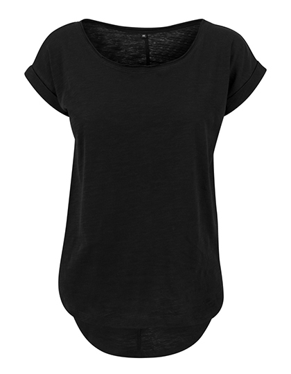 Build Your Brand Ladies´ Long Slub Tee