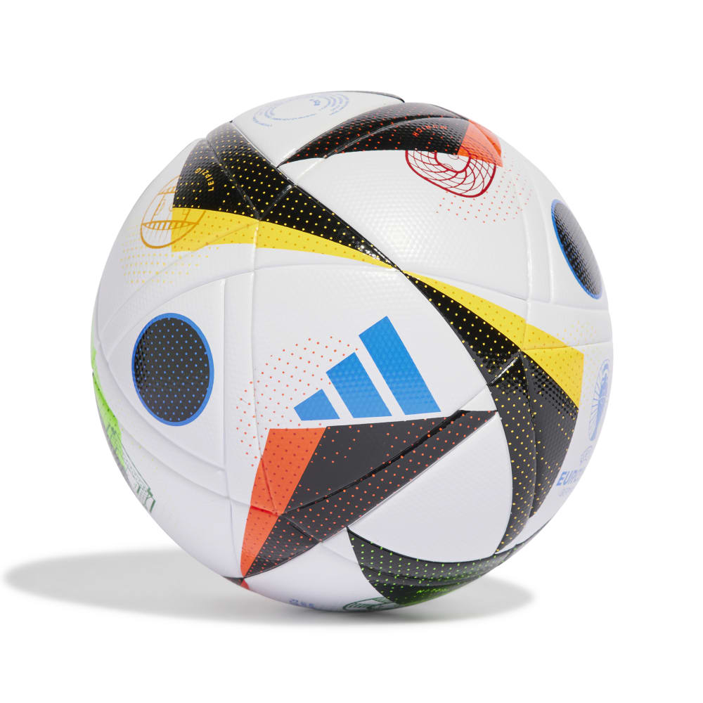 Adidas Euro 24 League Ball weiß/schwarz/orange blau