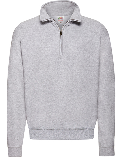 Fruit of the Loom Classic Zip Neck Sweat