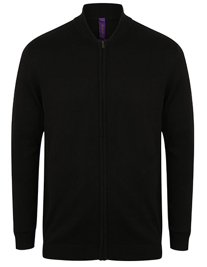 Henbury Unisex Zip Through Cardigan