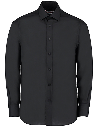 Kustom Kit Men´s Tailored Fit Business Poplin Shirt Long Sleeve