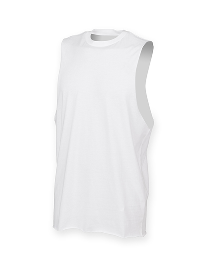 SF Men Men´s High Neck Slash Armhole Vest