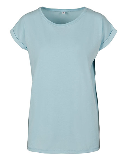 Build Your Brand Ladies´ Extended Shoulder Tee