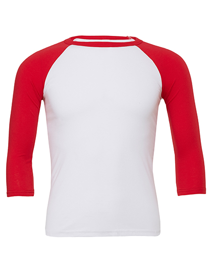 Canvas Unisex 3'4 Sleeve Baseball T-Shirt