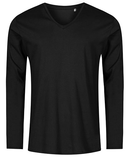 X.O by Promodoro Men´s V-Neck T-Shirt Long Sleeve