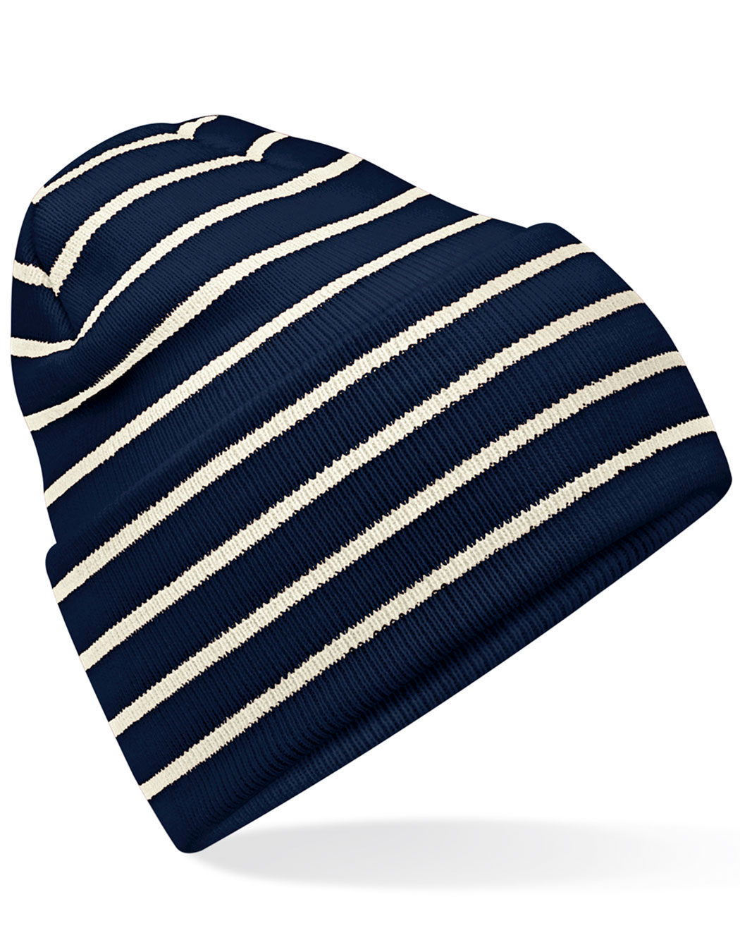 Beechfield Original Deep Cuffed Striped Beanie