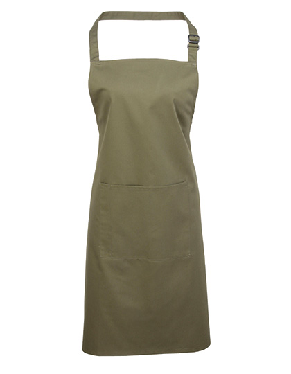 Premier Workwear Colours Collection Bib Apron With Pocket