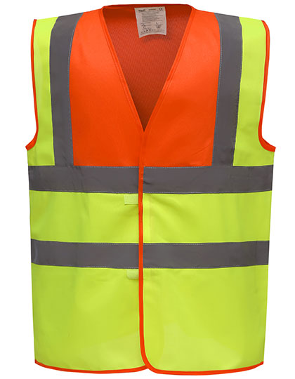 YOKO Hi-Vis 2 Bands & Braces Waistcoat